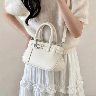 时尚 高级感通勤小方包韩系气质单肩斜挎包 软皮手提包女2026新款