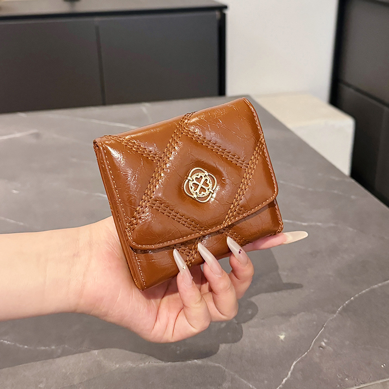 小众设计简约气质钱包小包