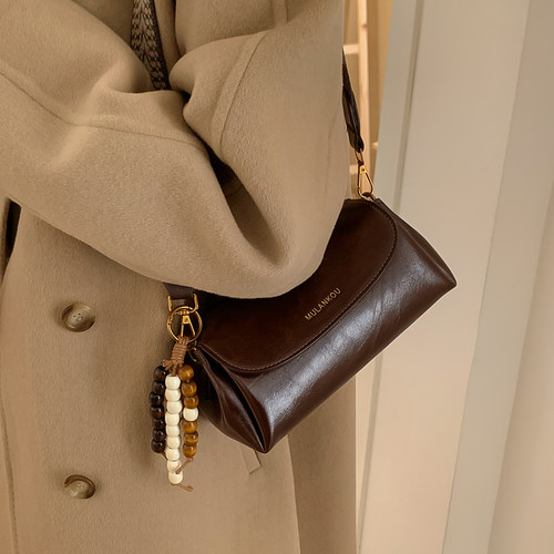 复古小包包2025女秋冬新款百搭气质韩版ins小众设计单肩包斜挎包