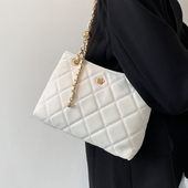 大容量包包女包春夏2025新款 潮时尚 单肩斜挎包菱格百搭链条腋下包