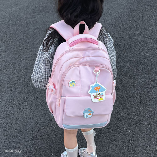 日系少女风双肩包女2026学习新款学生大容量可爱卡通书包通勤背包