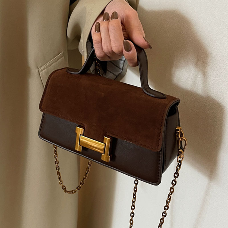 复古时尚磨砂手拎包女2025秋季新款简约休闲小方包高级感单肩女包,箱包皮具/热销女包/男包,小方包,淘宝优惠券,粉丝福利购,淘宝优惠卷