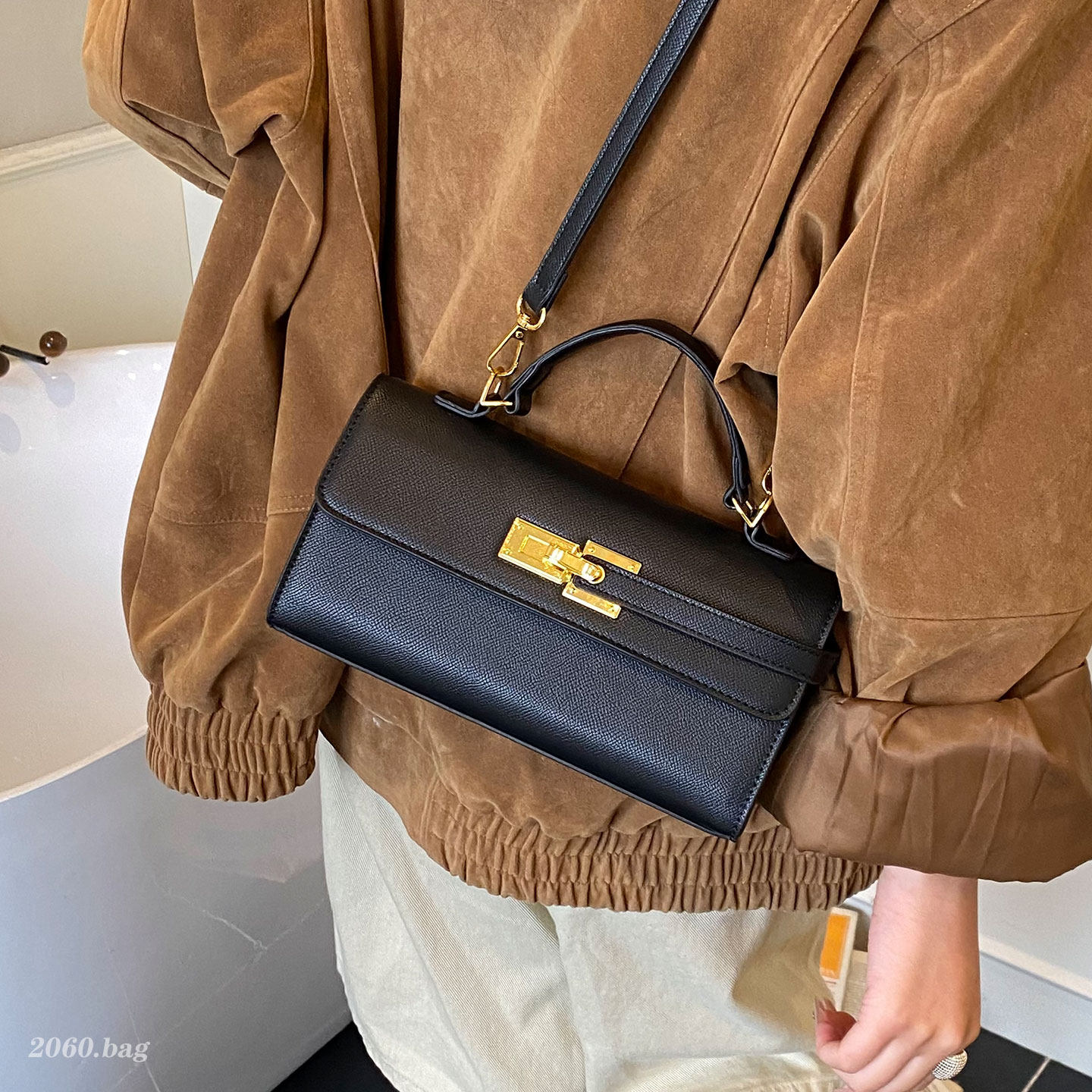 复古百搭小众设计小包包2025秋冬新款女式韩版气质ins单肩斜跨包,箱包皮具/热销女包/男包,小方包,淘宝优惠券,粉丝福利购,淘宝优惠卷