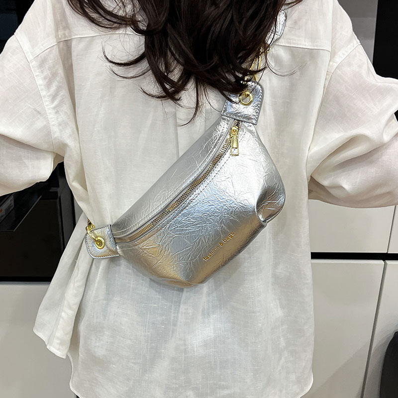 休闲百搭胸包女式2025夏季新款韩版简约时尚潮小众斜挎包单肩包