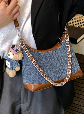 高级感包包女式2025新款潮夏季流行时尚百搭单肩包简约斜挎水桶包