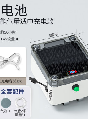 usb充电两用户外家用小型氧气泵