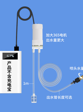 小型微型迷你电动抽水泵浇花浇水喷枪喷壶头家用浇水洒水壶喷雾滴