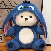 变身小熊玩偶睡觉抱毛绒玩具草莓熊娃娃公仔送女朋友生日礼物女生