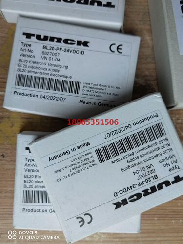 22年图尔克电源模块BL20-PF-24VDC-D  假