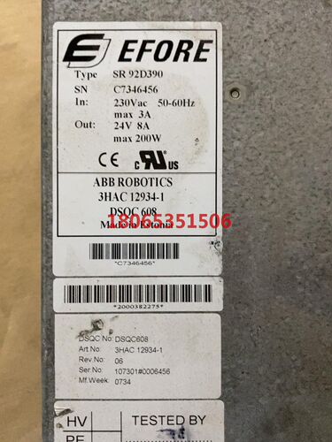 DSQC608 3HAC12934-1 ABB机器人配件实
