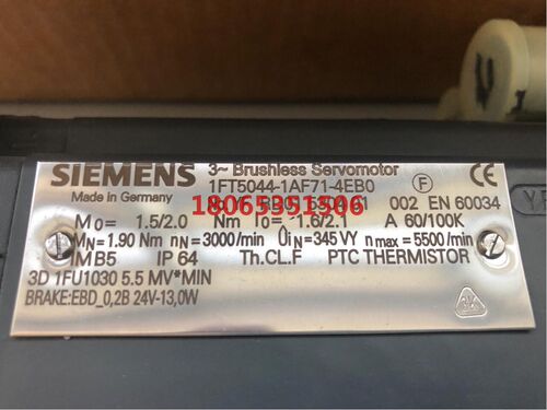 SIEMENS 1FT5044-1AF71-4EB0伺服SI