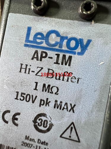 LeCroy力科AP-1M示波器高阻抗输入适配器500MHz