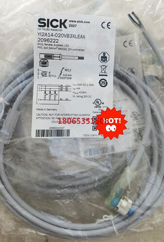 SICK插头电缆YI2A14-020VB3XLEAX  订货
