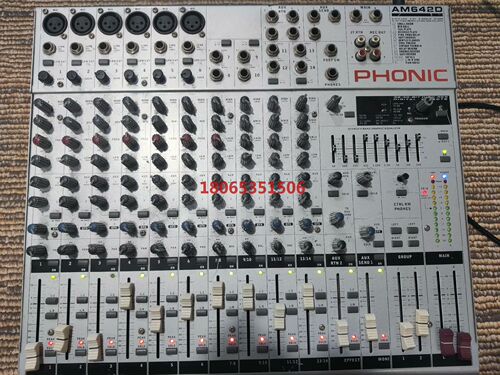 PHONIC丰力克AM642D调音台成色见图片通电显示
