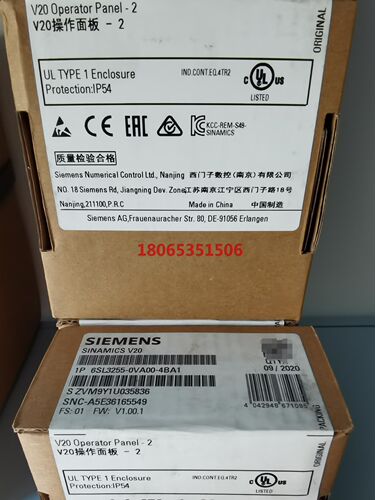 6SL3255-0VA00-4BA1PLC模块原装原标