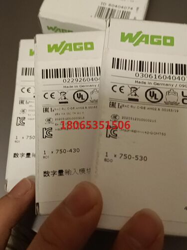 WAGO万可模块750-530  750-430  280