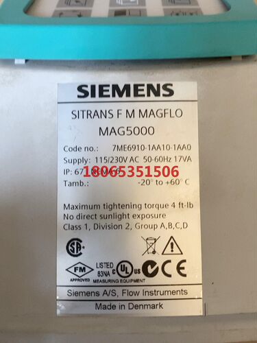 流量计SIEMENS/MAG5000 HART原装进口