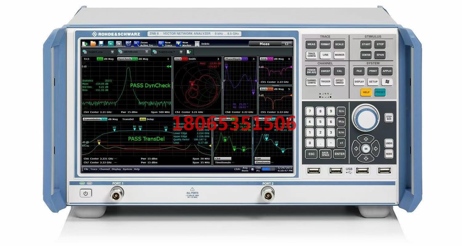 RS~ZNB8网络分析仪~2通道8.5G