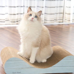 necosekai日本MJU猫抓板沙发猫咪大号瓦楞纸板耐磨爪解闷猫玩具窝