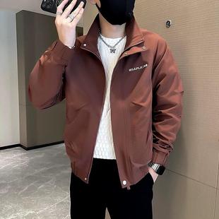 山东即墨源头工厂中山卫衣广州十三行立领外套男春秋冬潮痞帅夹克