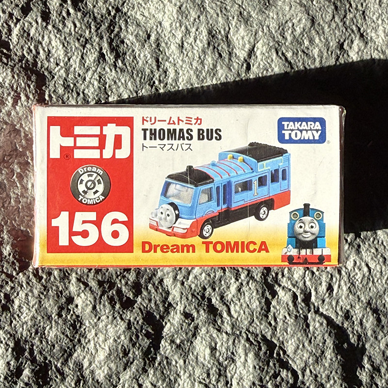 TOMY多美卡合金模型汽车摆件梦想156号托马斯小火车巴士儿童玩具