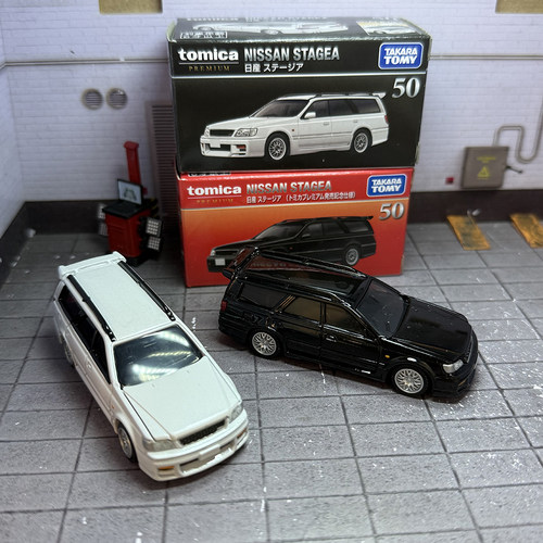 26年3月TOMY多美卡合金车模型旗舰版黑盒TP50日产尼桑STAGEA瓦罐