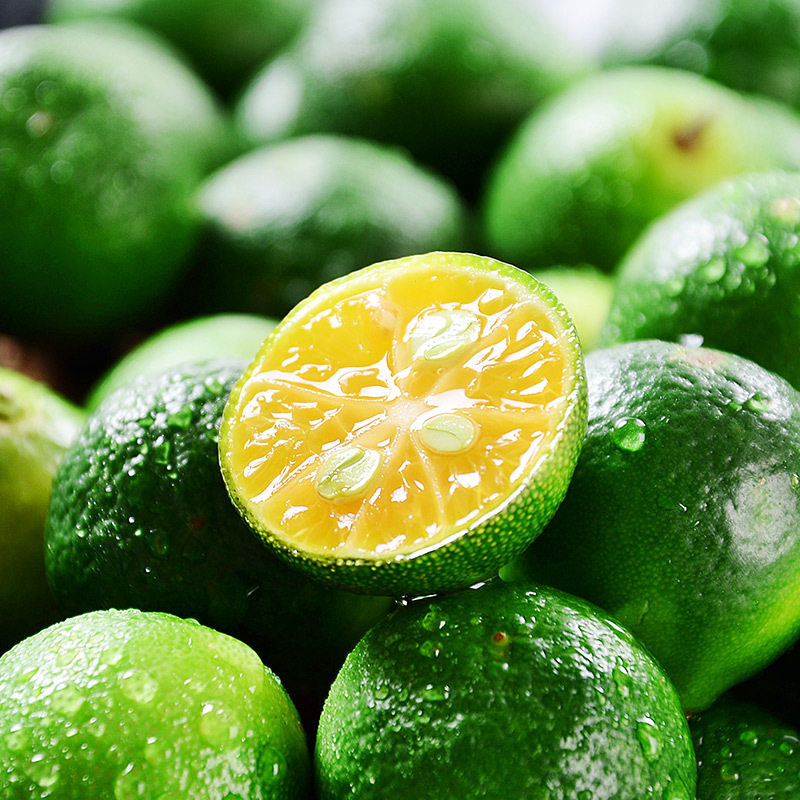 海南小青桔新鲜小金桔皮薄多汁小青柠青金桔柠檬奶茶水果橘子包邮