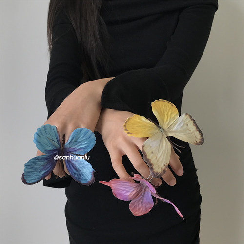 三环路开口戒指小众原创