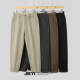 长裤 JIEYI 子 纯色复古锥形裤 小直筒韩版 男士 轻奢品质卡其色休闲裤