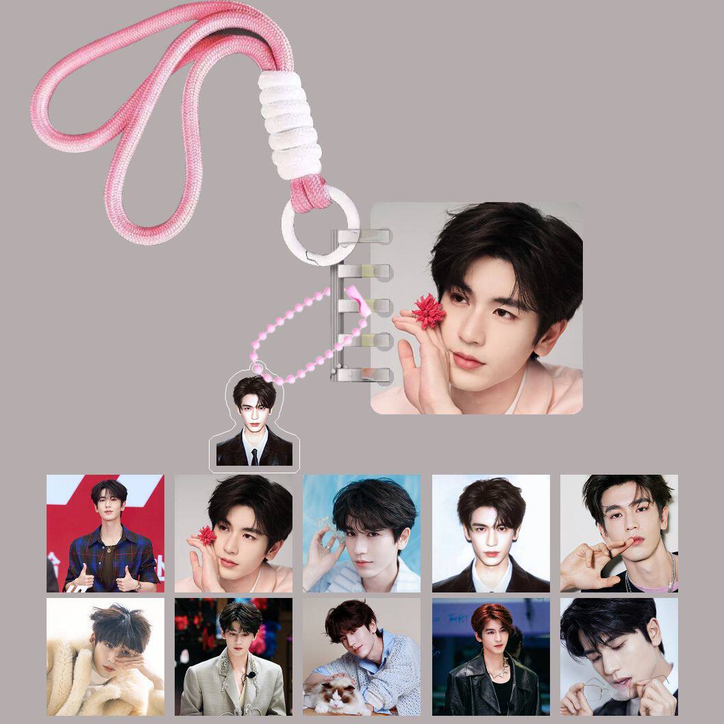tfboys张凌赫成毅亚克力连环画明星活页相册挂件钥匙扣书包挂件