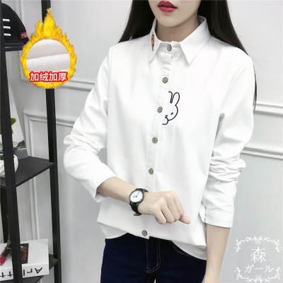 加绒衬衫加厚款女性薄款冬季衫衬长袖轻薄打底粉色绒布保暖衣女子在类目 女装/女士精品, 衬衫中 - 来自Buy2taobao.com提供专业的淘宝代购服务