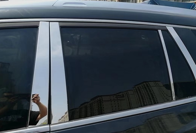 别克09-17款昂科雷中柱饰条不锈钢亮条车窗门立柱改装防护饰条