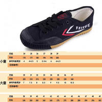Da Bo Wen Velcro sports shoes, Feiyue martial Arts shoes for men and women, black classic style, genuine white sneakers, canvas shoe fabric thumbnail 3