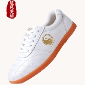 太极拳练功鞋 追风英雄太极鞋 春夏季 男款 运动 女士真皮牛筋底武术鞋