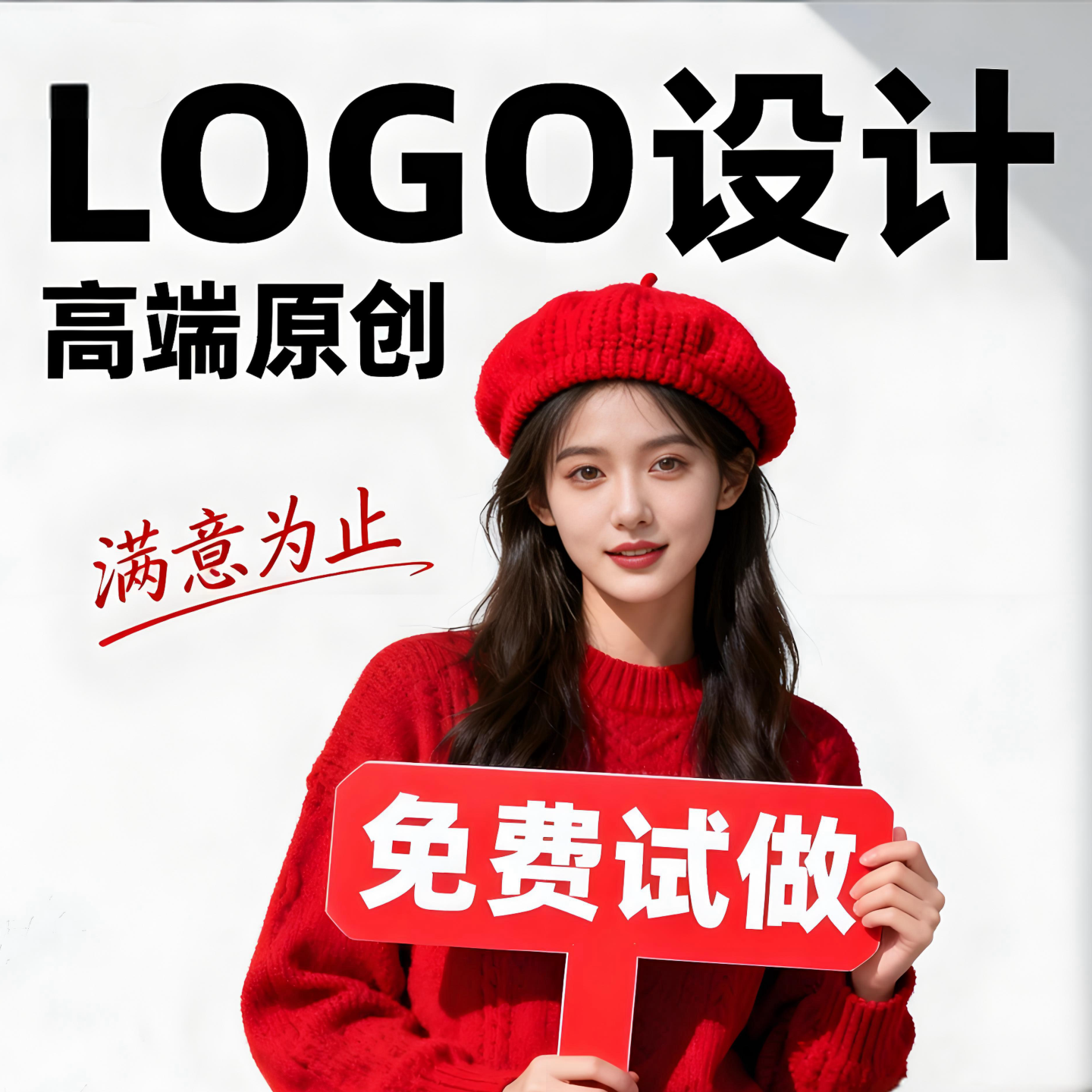 原创logo设计高端商标公司品牌VI字体卡通图标志店铺企业门头广告