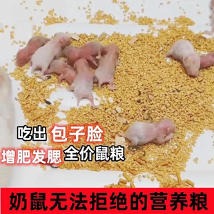 仓鼠粮幼年乳鼠花枝开口粮食物饲料食主食精细研磨金丝熊幼崽专用