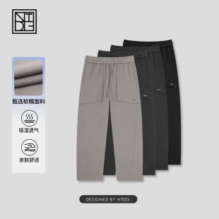 麦穗棉户外运动休闲大口袋抽绳长裤 南通大个秋款 W90593 ONE NTDG