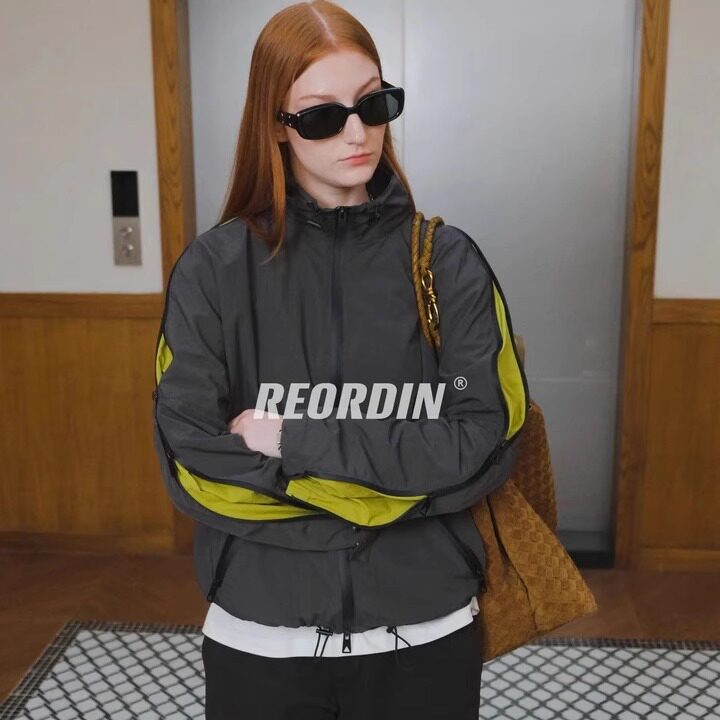 陈陈老板【立体剪裁】多拉链拼色廓形夹克外套男款非常帅