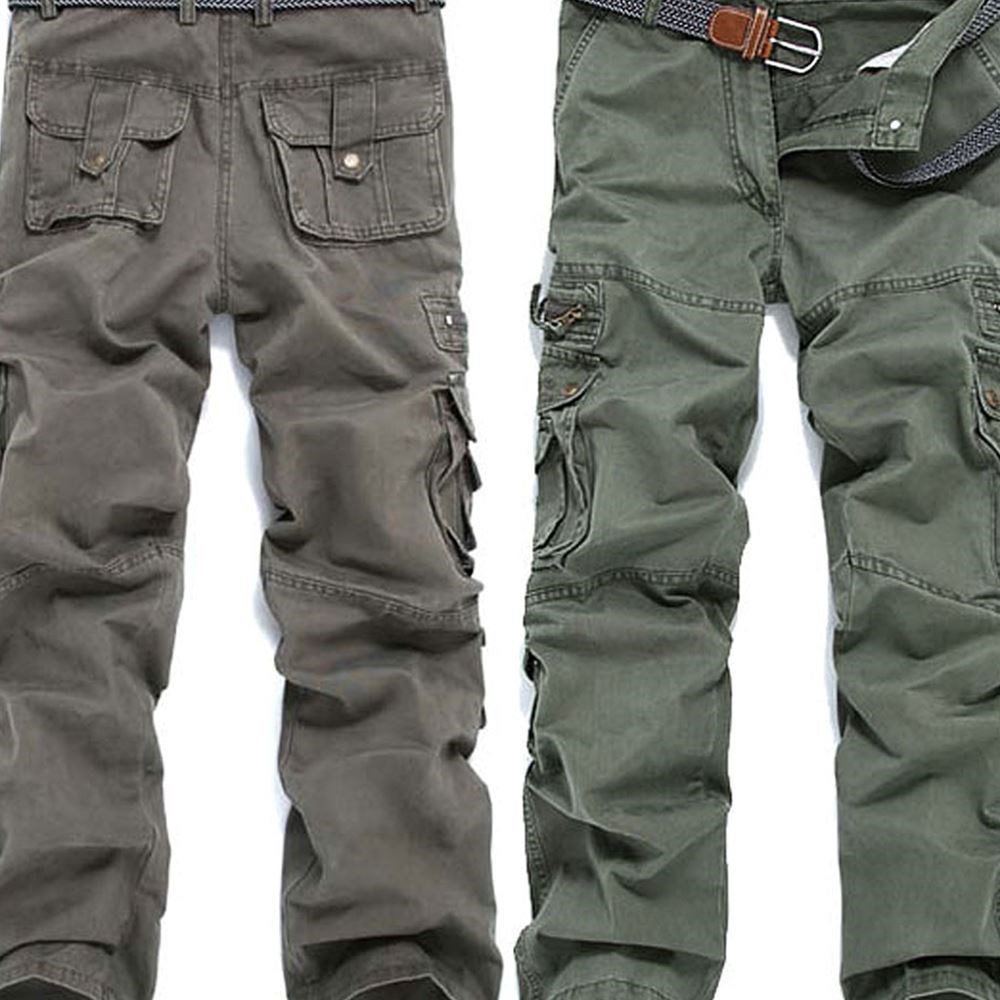 Men Military Cargo Pants Outdoor Pockets Trousers 潮男工装裤|ruв категории Мужская одежда, брюки - от Buy2taobao.com для оказания профессиональной услуги покупки агента Taobao