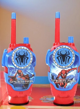 蜘蛛侠无线通话对讲机儿童户外漫威对话机电话机亲子玩具对讲机男