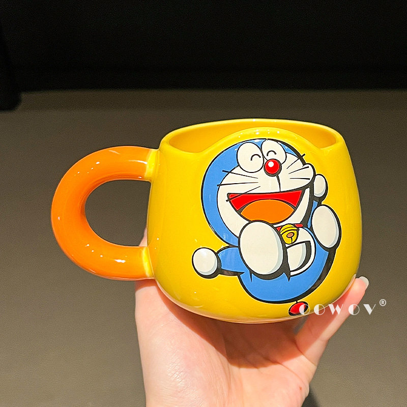 哆啦A梦陶瓷杯子咖啡杯