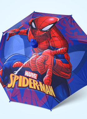 蜘蛛侠遮阳伞雨伞两用直柄伞漫威男儿童蜘蛛人太阳伞晴雨伞遮雨伞