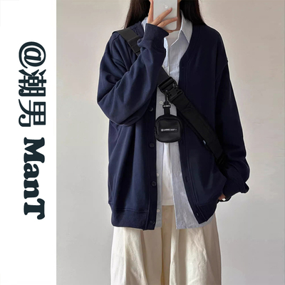 假两件卫衣潮牌日系宽松