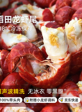 特级龙虾尾湖北潜江稻田虾