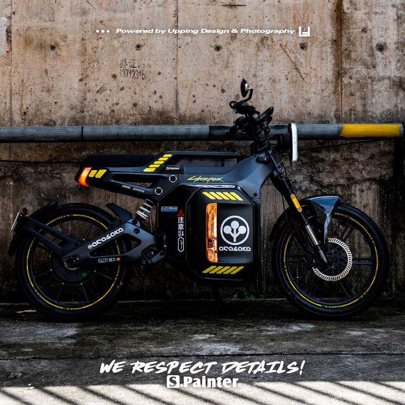 小牛SQI17寸轮毂装饰反光车贴