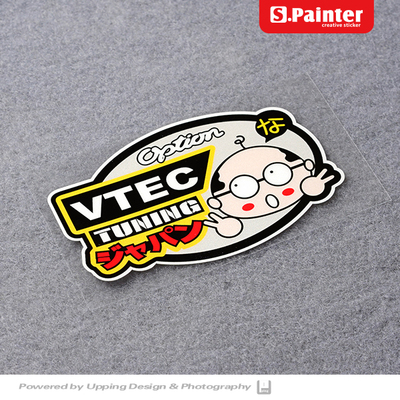 雅阁VTEC技术飞度思域反光贴纸