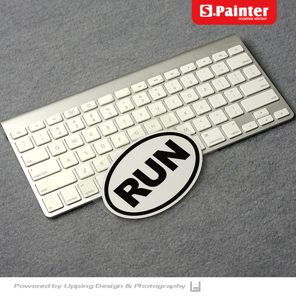 painter贴绘社  奔跑吧创意车贴 搞怪文字贴纸 车尾提示反光贴