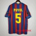 09-10 Barcelona Home Number 5 Puyol + 2 Armbands