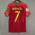 2018 Portugal Home Jersey #7 + 2 Armbands