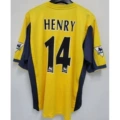 9901 Arsenal Away Jersey, Size 14, Henry Print + 2 Armbands